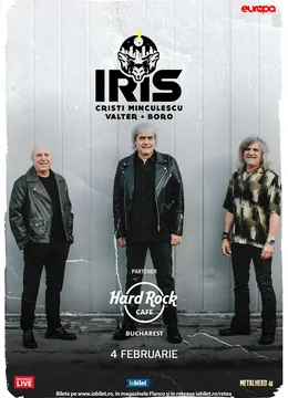 Concert IRIS - Cristi Minculescu, Valter si Boro la Hard Rock Cafe