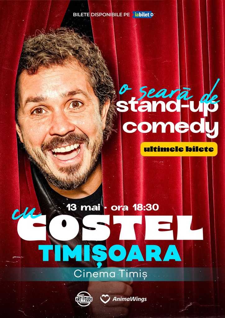 Timisoara: O seara de stand up comedy cu Costel - SHOW 1