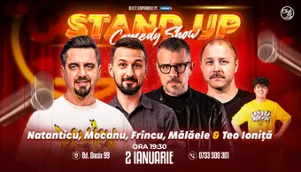 Stand-up Comedy cu Natanticu, Mocanu, Frîncu, Mălăele & Teo Ioniță la Club 99