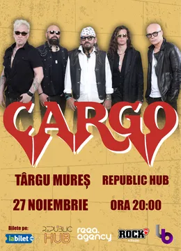 Sântana de Mureș: Concert Cargo la Targu Mures