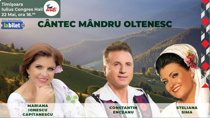 Timișoara: Cântec mândru oltenesc SE VA REPROGRAMA