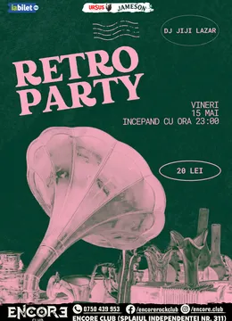 Retro Party cu DJ Jiji