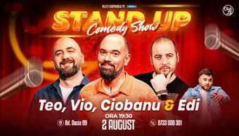 Stand-up Comedy cu Teo, Vio, Andrei Ciobanu - Edi Rădoiu la Club 99