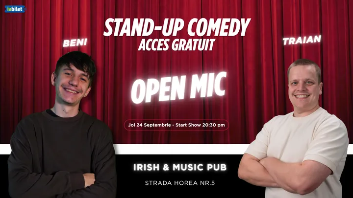 Cluj-Napoca: Open Mic cu Beni și Traian