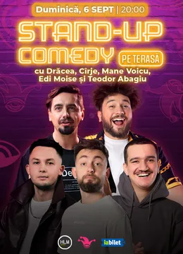 The Fool Terasa: Stand-up comedy cu Natanticu, Drăcea, Cîrje, Edi Moise și Teo Abagiu