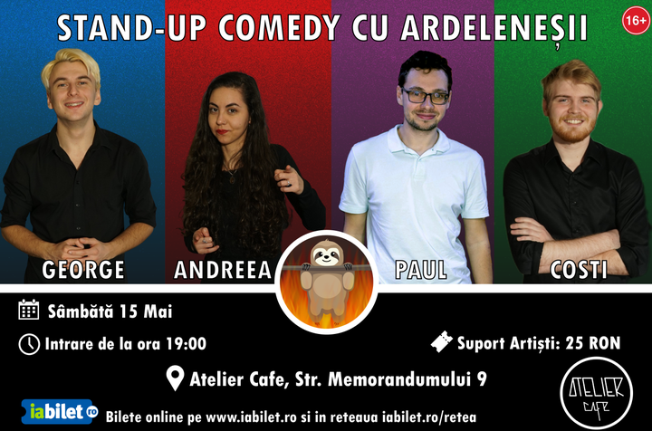 Stand-up Comedy cu Ardeleneșii la Atelier