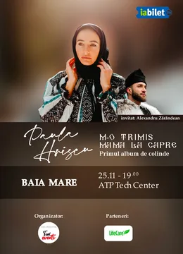 Baia Mare:Concert de colinde Paula Hriscu: M-o trimis mama la capre!