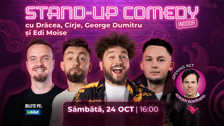 The Fool: Stand-up comedy cu Drăcea, Cîrje, Edi Moise și George Dumitru