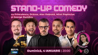 The Fool: Stand-up comedy cu Frînculescu, Drăcea, Alex Dobrotă, Mirel Popinciuc și George Dumitru