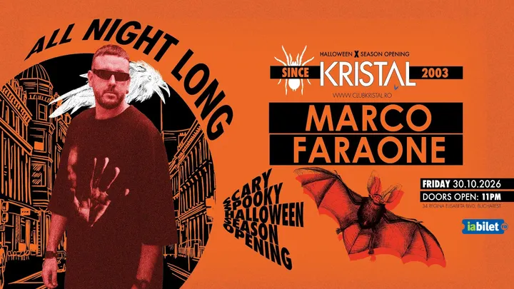KRISTAL OPENING PARTY x HALLOWEEN w/ MARCO FARAONE