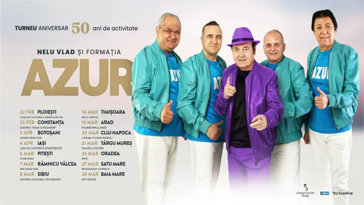 Turneu Aniversar “50” - Nelu Vlad si Formatia Azur