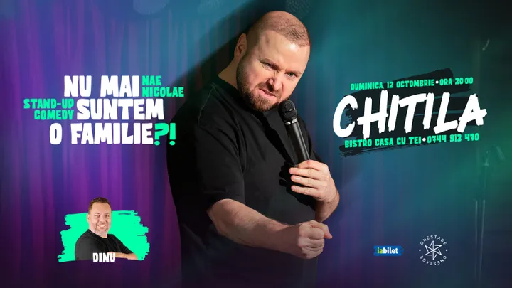 Chitila: „Nu mai suntem o FAMILIE?!” Show nostalgic de stand-up cu Nae Nicolae
