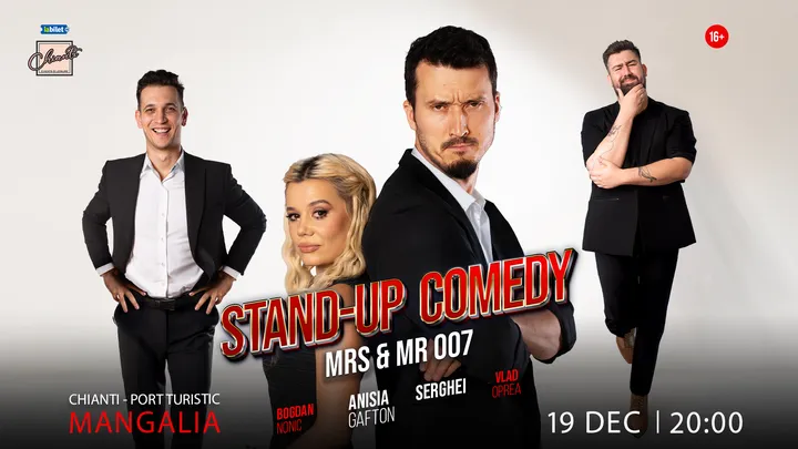Mangalia: Stand-up comedy cu Anisia, Seghei, Bogdan Nonic si Vlad Oprea