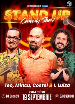 Stand-up Comedy cu Teo, Mincu, Costel - Ioana luiza la Club 99