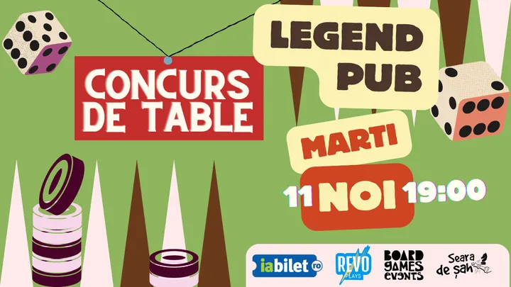 Iasi: Concurs de Table @ Board Games Events