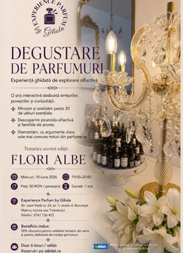 Degustare de Parfumuri-Flori Albe