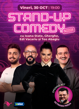 The Fool: Stand-up comedy cu Ioana State, Gherghe, Edi Vacariu, Teo Abagiu
