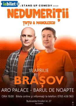 Brasov: Stand-up Comedy - Dan Tutu si Cristi Manolescu