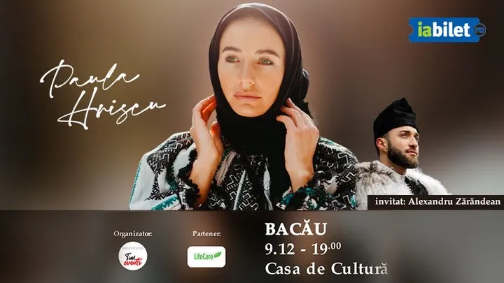 Bacau: Concert de colinde Paula Hriscu: M-o trimis mama la capre!