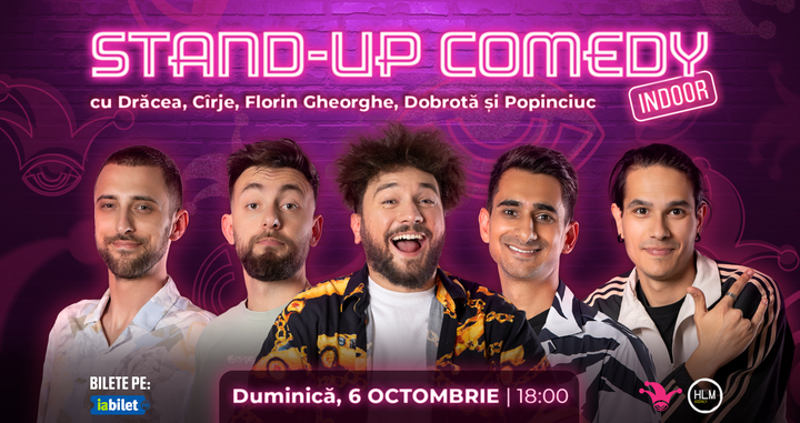 The Fool: Stand-up comedy cu Drăcea, Cîrje, Alex Dobrotă, Florin Gheorghe, Mirel Popinciuc