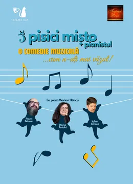 Trei pisici mișto și un pianist