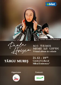 Targu Mures: Concert de colinde Paula Hriscu: M-o trimis mama la capre!