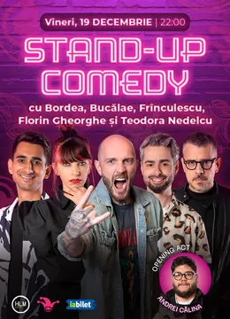 The Fool: Stand-up comedy cu Bordea, Bucălae, Frînculescu, Florin Gheorghe și Teodora Nedelcu