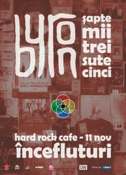 Concert aniversar byron 20 de ani - Încefluturi | Hard Rock Cafe