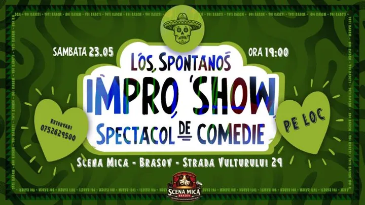 Brașov: Los Spontanos - Impro Show