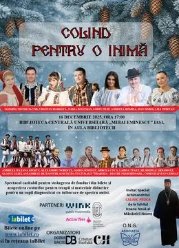 Iasi: Colind pentru o Inima – Spectacol Caritabil de Crăciun