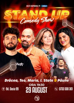 Stand-up Comedy cu Drăcea, Teo, Maria Popovici, Ioana State -  Florentin Paune la Club 99