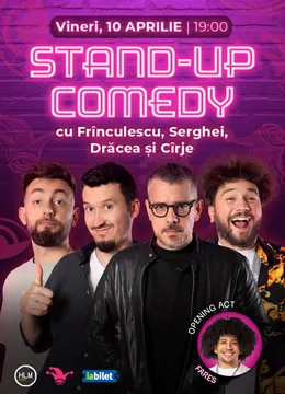 The Fool: Stand-up comedy cu Frînculescu, Drăcea, Cîrje și Serghei