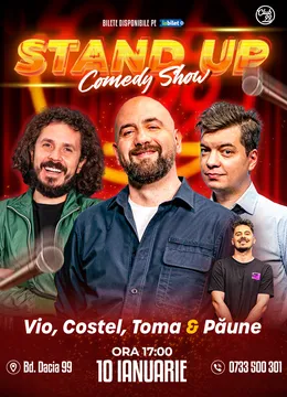 Stand-up Comedy cu Vio, Costel, Toma - Florentin Păune la Club 99
