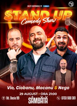 Stand-up Comedy cu Vio, Andrei Ciobanu, Mocanu - Nego la Club 99
