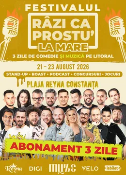 Festivalul de comedie - Razi ca prostu' la mare 2026 | Acces General