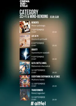 Cinema sub stele: Sci-Fi & Mind-Bending Week