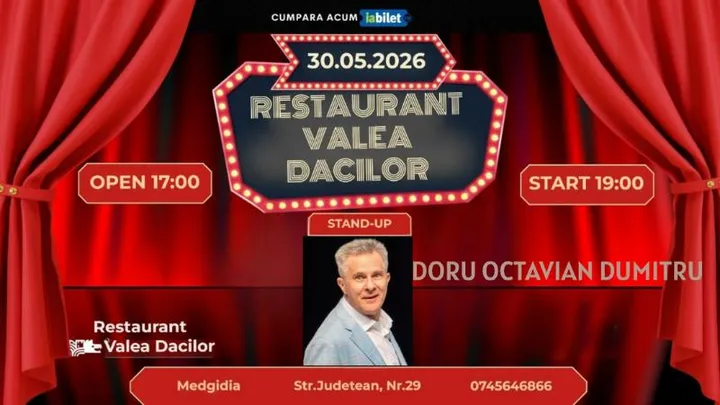 Medgidia: Stand up comedy la Restaurant Valea Dacilor