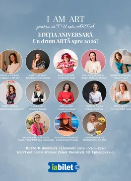 I AM ART – Brunch aniversar | Eveniment dedicat femeilor