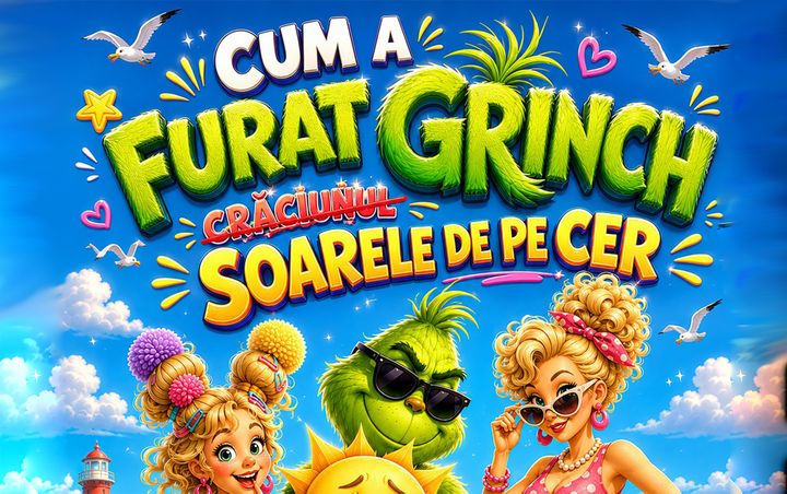Jupiter: Cum a furat Grinch soarele de pe cer – Piesa de teatru pentru copii | 31 iulie