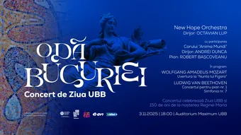 Cluj-Napoca: Odă Bucuriei. Concert de ziua UBB