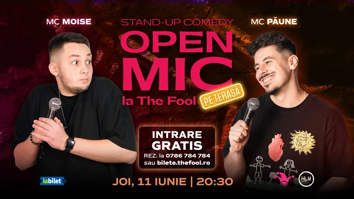 The Fool Terasa: Open Mic: MCs Moise & Păune