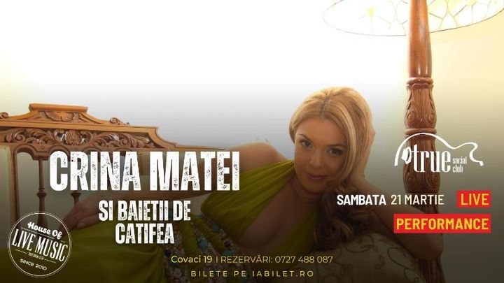Crina Matei si Baietii de Catifea - Live