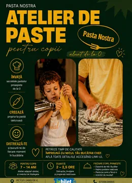 Cluj-Napoca: Atelier de paste pentru copii 7-14 ani