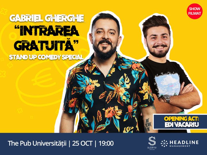 Filmare Special: Gabriel Gherghe "Intrarea Gratuită"