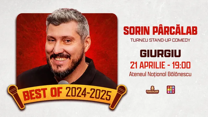 Giurgiu: Stand-Up Comedy Best Of 2024 & 2025 cu Sorin Pârcălab