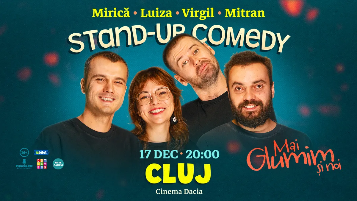Stand-up Comedy cu Mirică, Ioana Luiza, Virgil Ciulin și Mitran | Mai glumim și noi