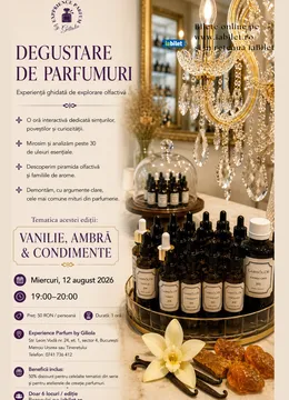 Degustare de Parfumuri - Vanilie, Ambră și Condimente