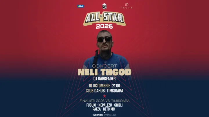 Timișoara: Battle MC: All Star 2026 & Concert NELI THGOD