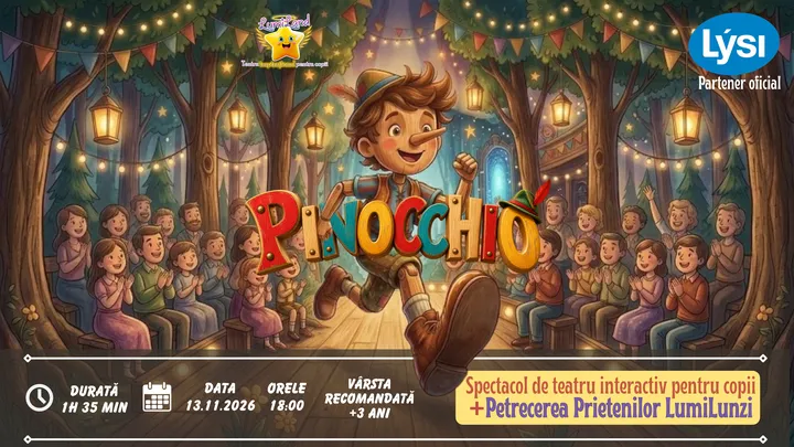 Pinocchio - Spectacol de teatru interactiv