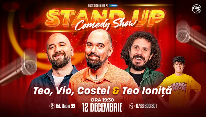 Stand-up Comedy cu Teo, Vio, Costel - Teo Ioniță la Club 99